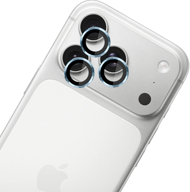 Захисне скло 3MK Lens Protection Pro do Apple iPhone 17 Pro/17 Pro Max Blue (5903108670043) - зображення 4