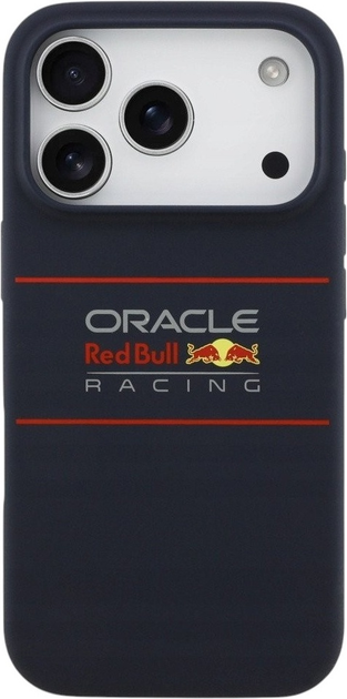 Панель Red Bull Silicone Horizontal Centered Logo MagSafe для Apple iPhone 17 Pro Navy Blue (3666339527563) - зображення 2