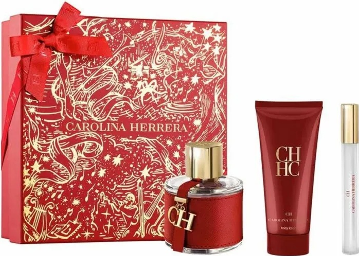 Набір жіночий Carolina Herrera CH Туалетна вода 100 мл + Лосьйон для тіла 100 мл + Мініатюра Туалетна вода 10 мл (8411061122556) - зображення 1