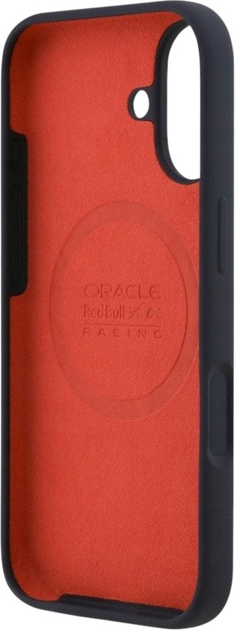 Etui Red Bull Silicone Oversize Vertical Logo MagSafe do Apple iPhone 17 Navy Blue (3666339527587) - obraz 6