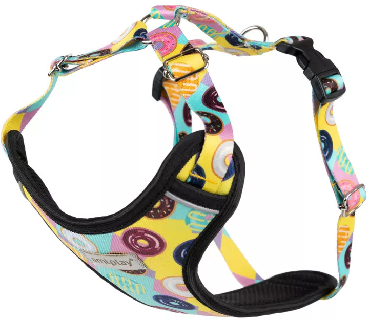 Шлея регульована для собак Amiplay BeHappy Discovery XL Donut (5907563298026) - зображення 1