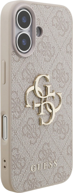 Панель Guess 4G Strap 4G Classic Logo для iPhone 17 Pink (3666339526276) - зображення 3