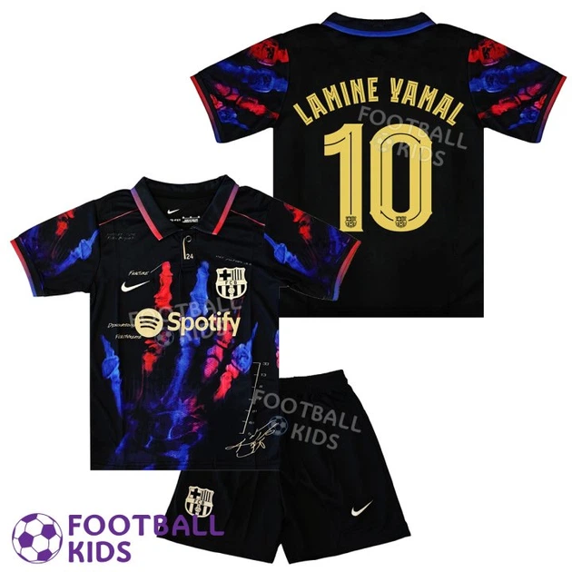 Футбольная форма для детей LAMINE YAMAL 10 Барселона 2025-2026 Special Edition Black 125-135 см (set44381-130182-4) - Фото 1 Футбольная форма для детей LAMINE YAMAL 10 Барселона 2025-2026 Special Edition Black 125-135 см (set44381-130182-4) - изображение 1