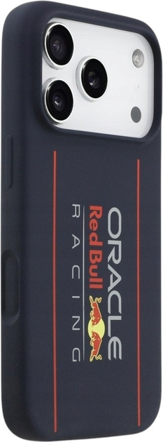 Панель Red Bull Silicone Oversize Vertical Logo MagSafe для Apple iPhone 17 Pro Navy Blue (3666339527600) - зображення 4