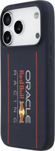 Панель Red Bull Silicone Oversize Vertical Logo MagSafe для Apple iPhone 17 Pro Max Navy Blue (3666339527617) - зображення 3