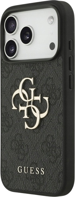 Панель Guess 4G Strap 4G Classic Logo для iPhone 17 Pro Black (3666339526214) - зображення 2