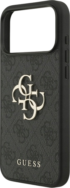 Панель Guess 4G Strap 4G Classic Logo для iPhone 17 Pro Max Black (3666339526221) - зображення 5