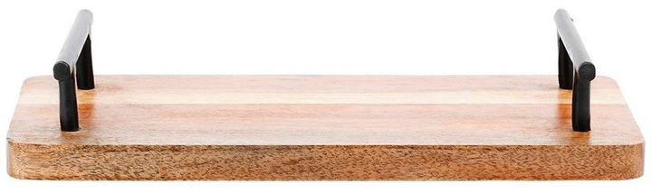 Taca do serwowania Vilde drewniana z uchwytami 30 x 5 x 15.5 cm (8721037187671) - obraz 2