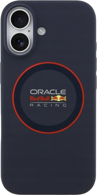 Панель Red Bull Silicone Red Ring MagSafe для Apple iPhone 17 Navy Blue (3666339527303) - зображення 2