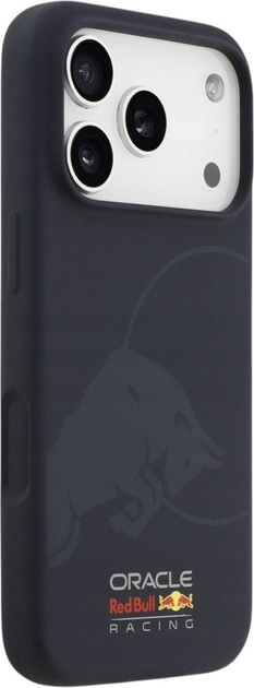 Панель Red Bull Silicone Single Bull Logo MagSafe для Apple iPhone 17 Pro Navy Blue (3666339527648) - зображення 4