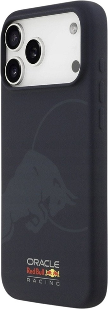 Etui Red Bull Silicone Single Bull Logo MagSafe do Apple iPhone 17 Pro Max Navy Blue (3666339527655) - obraz 3