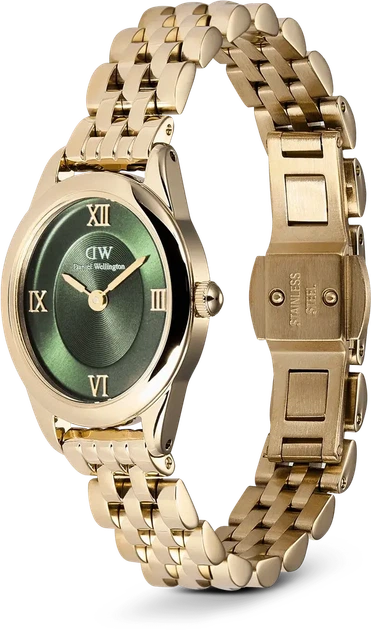 Женские часы Daniel Wellington Ophelia Mini Emerald Gold DW00100804 - изображение 3