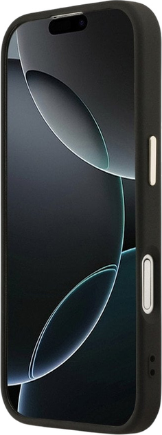 Панель Guess 4G Triangle Logo MagSafe для iPhone 17 Black/Gold (3666339520953) - зображення 5