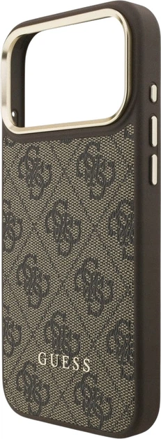 Панель Guess Cardslot 4G MagSafe для iPhone 17 Pro Max Brown (3666339558741) - зображення 6