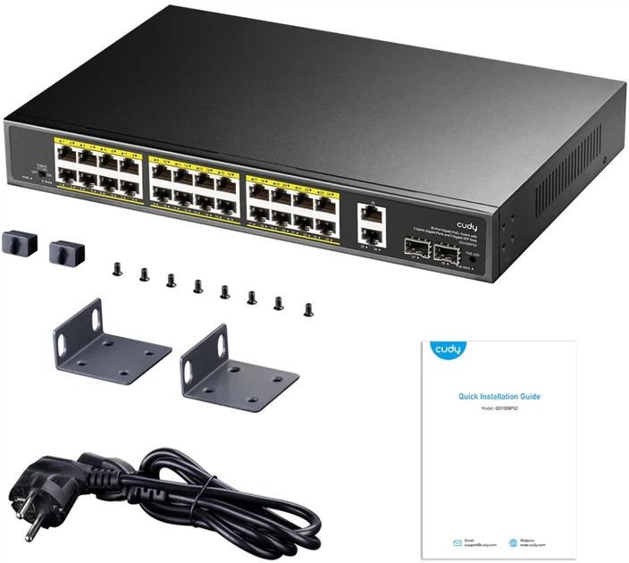 Przełącznik Cudy GS1026PS2 - obraz 4