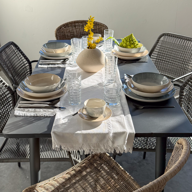 Serwis obiadowy Ambition Playa dla 6 osob Beżowo-biały 18-elementowy (5907078480237) - obraz 10