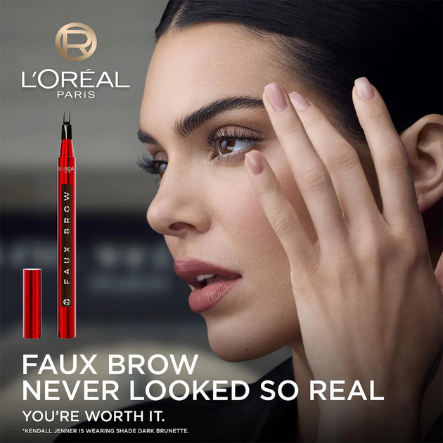Marker do brwi L'Oreal Paris Infaillible Faux Brow Dark Brunette 1 ml (3600524202385) - obraz 4