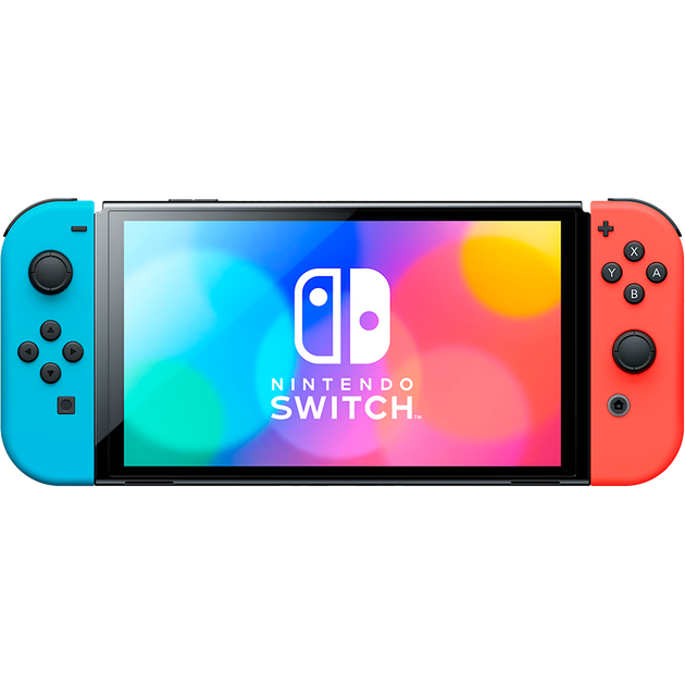 その他 Nintendo Switch Портативная игровая приставка Nintendo Switch OLED with Neon Blue