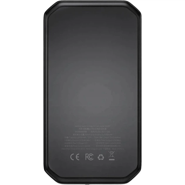 Пуско-зарядний пристрій Baseus Super Energy Air 10000mAh Black (CGNL020101) [71155] - зображення 3