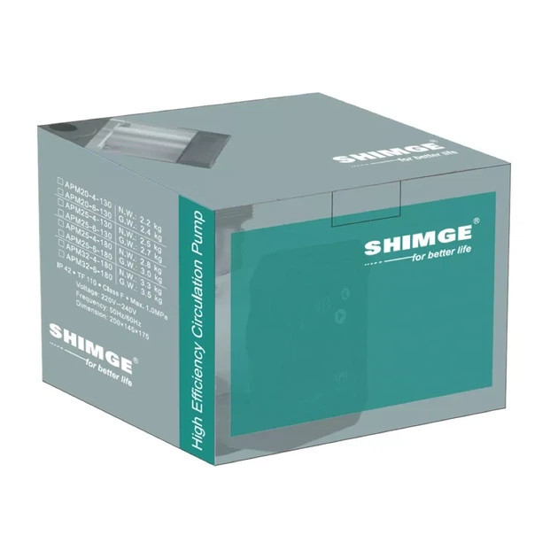 Насос циркуляційний SHIMGE APM 32-8-180, Qmax 8м³ - Фото 4 Насос циркуляційний SHIMGE APM 32-8-180, Qmax 8м³ - зображення 4
