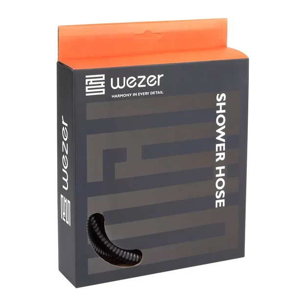 Душовий шланг WEZER WKR-009-180B, 180 см, чорний - Фото 2 Душовий шланг WEZER WKR-009-180B, 180 см, чорний - изображение 2