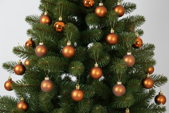 Набір ялинкових куль Xmas 24 шт. Brown (NY6007082025) - изображение 2