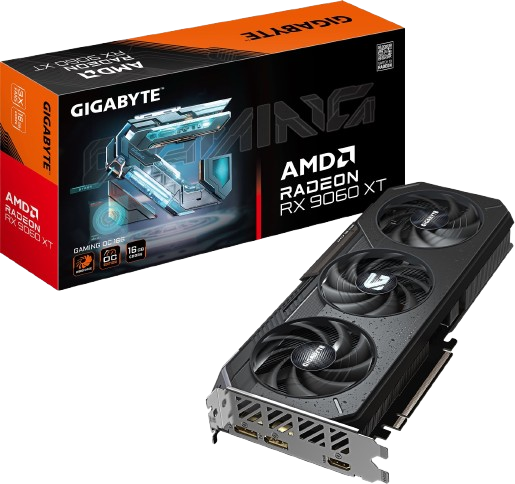 Відеокарта AMD Radeon RX 9060 XT 16GB Gigabyte Gaming OC (GV-R9060XTGAMING OC-16GD) - Фото 1 Відеокарта AMD Radeon RX 9060 XT 16GB Gigabyte Gaming OC (GV-R9060XTGAMING OC-16GD) - изображение 1