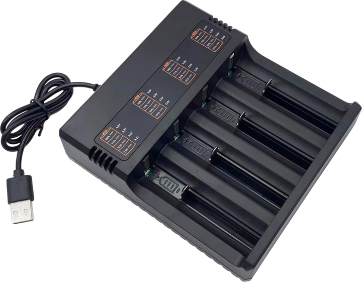 Зарядний пристрій Voltronic MS-5DP4 USB 4 канала 18650/26650/21700 4.2 В / 4000 мА·год (YT32314) - Фото 1 Зарядний пристрій Voltronic MS-5DP4 USB 4 канала 18650/26650/21700 4.2 В / 4000 мА·год (YT32314) - зображення 1