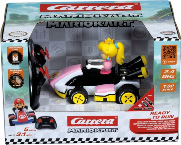 Машинка на радіокеруванні Carrera Mario Kart Race Kart Peach (9003150148296) - зображення 2