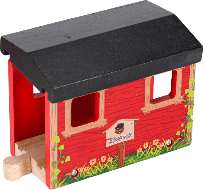 Kolejka drewniana - tor samochodowy KIK 70 elementów KX6488 (5903039705944) - obraz 10