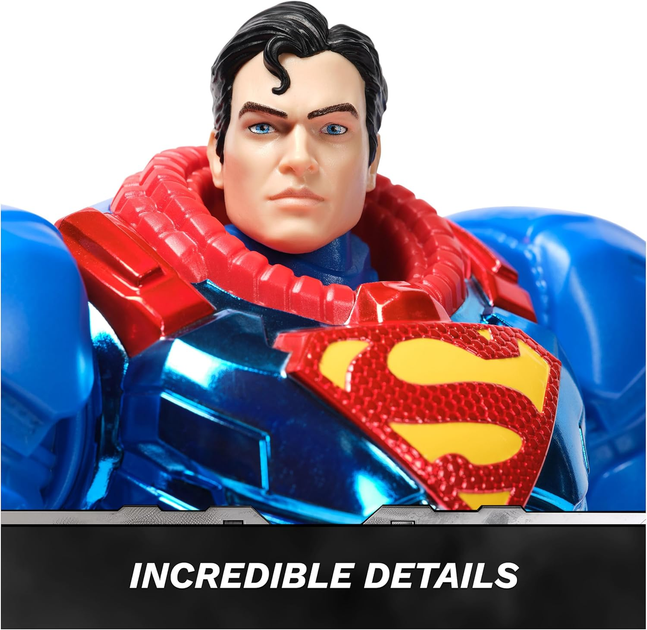 Игровая фигурка металлизированный Супермен в броне 28 см DC Comics Superman Figure 6072667 - Фото 5 Игровая фигурка металлизированный Супермен в броне 28 см DC Comics Superman Figure 6072667 - изображение 5