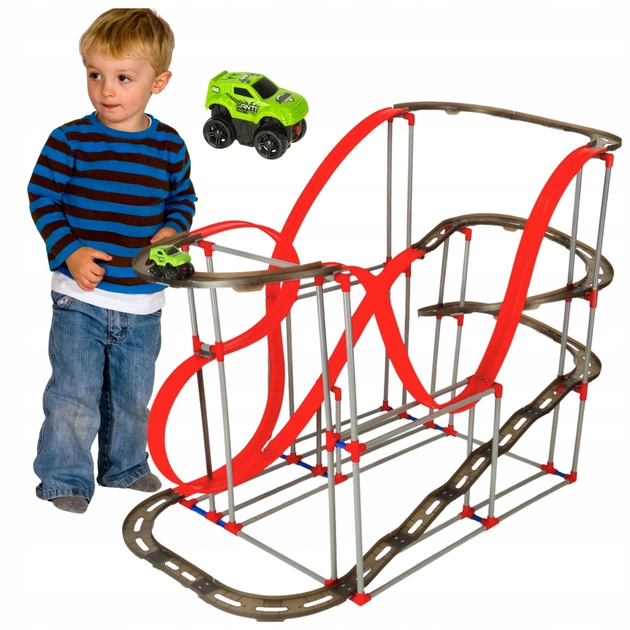 Автомобільний трек KIK Магнітний антигравітаційний 130 см XXL 175 шт KX3627_1 (5903039752757) - зображення 6