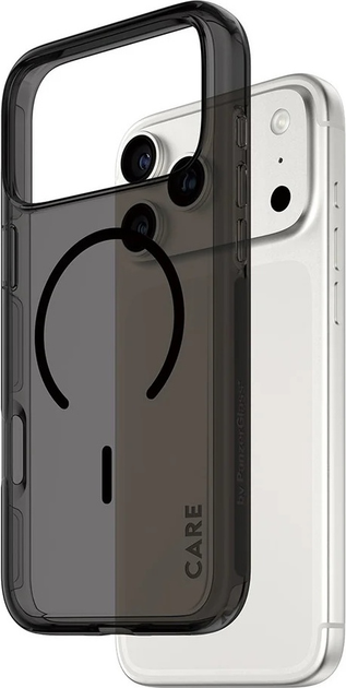 Etui CARE by PanzerGlass Flagship Urban Explorer w. Black MagSafe do Apple iPhone 17 Pro Max Smokey (CR57780) - obraz 2