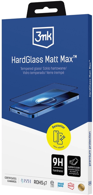 Захисне скло 3MK HardGlass Matt Max для Apple iPhone 17 Pro (5903108679985) - зображення 7