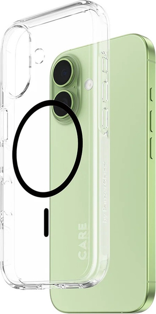 Etui CARE by PanzerGlass Flagship Urban Explorer w. Black MagSafe do Apple iPhone 17 Transparent (CR85101) - obraz 2