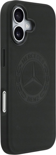 Панель Mercedes Leather Vintage Logo MagSafe для iPhone 17 Black (3666339507985) - зображення 4