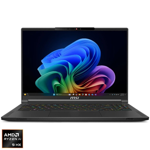 Игровой ноутбук MSI Stealth A16 AI+ A3XVFG AMD Ryzen™ AI 9 HX 370 до 5, 1 ГГц, 16 дюймов, IPS, QHD+, 240 Гц, 32 ГБ LDDDR5x, 1 ТБ SSD, NVIDIA® GeForce RTX™ 4060 8 ГБ GDDR6, Windows 11 Home, черный - Фото 1 Игровой ноутбук MSI Stealth A16 AI+ A3XVFG AMD Ryzen™ AI 9 HX 370 до 5, 1 ГГц, 16 дюймов, IPS, QHD+, 240 Гц, 32 ГБ LDDDR5x, 1 ТБ SSD, NVIDIA® GeForce RTX™ 4060 8 ГБ GDDR6, Windows 11 Home, черный - изображение 1