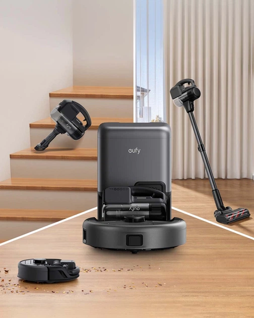 Робот-пилосос Eufy E20 57 дБ black - Фото 6 Робот-пилосос Eufy E20 57 дБ black - зображення 6