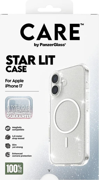 Etui CARE by PanzerGlass Flagship Urban Explorer w. White MagSafe do Apple iPhone 17 Star Lit (CR16712) - obraz 5