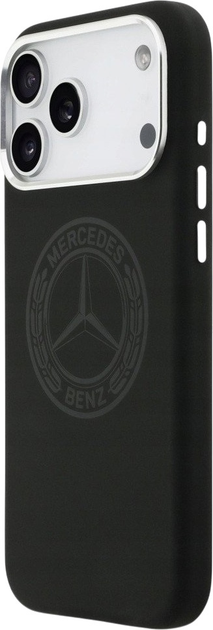 Панель Mercedes Silicone Vintage Logo MagSafe для iPhone 17 Pro Max Black (3666339508678) - зображення 2