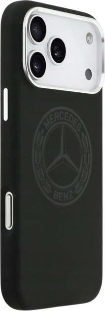 Панель Mercedes Silicone Vintage Logo MagSafe для iPhone 17 Pro Max Black (3666339508678) - зображення 4