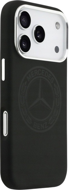  Панель Mercedes Silicone Vintage Logo MagSafe для iPhone 17 Pro Black (3666339508661) - зображення 4