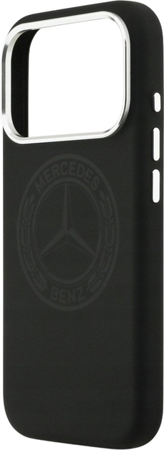  Панель Mercedes Silicone Vintage Logo MagSafe для iPhone 17 Pro Black (3666339508661) - зображення 6