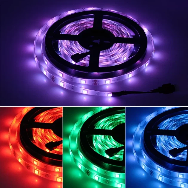 Светодиодная лента RGB 5050 180 LED 10 м с пультом - изображение 8