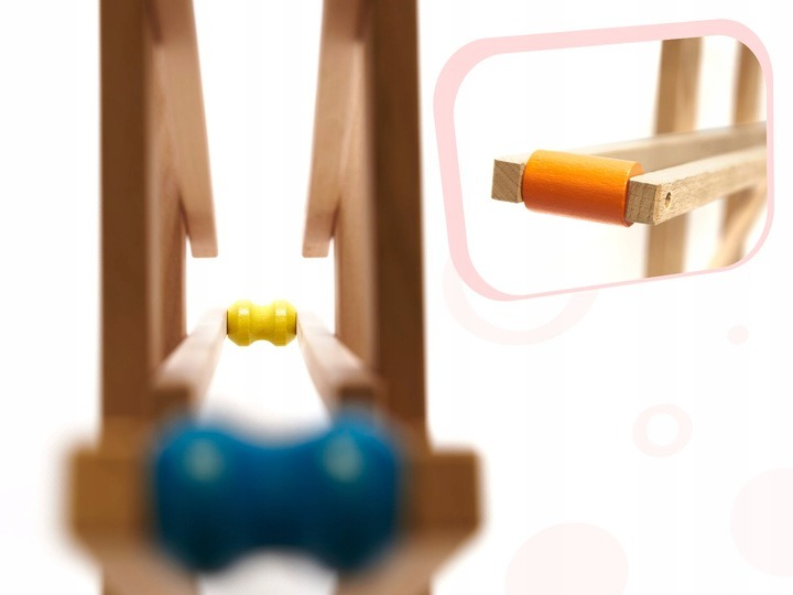 Tor kulkowy drewniany KIK Montessori XXL KX6496 (5903039706026) - obraz 4