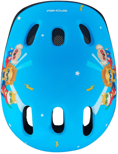 Kask rowerowy Spokey PEAK FUN 52-56 cm (5905339448033) - obraz 4