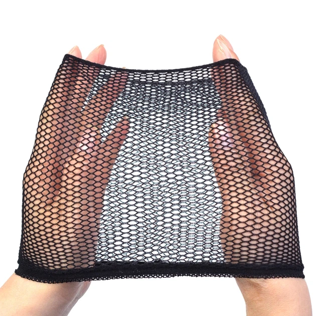 Сетка шапочка для волос на ночь "Black Mesh JOL87". Шапочка для сна под парик - изображение 5