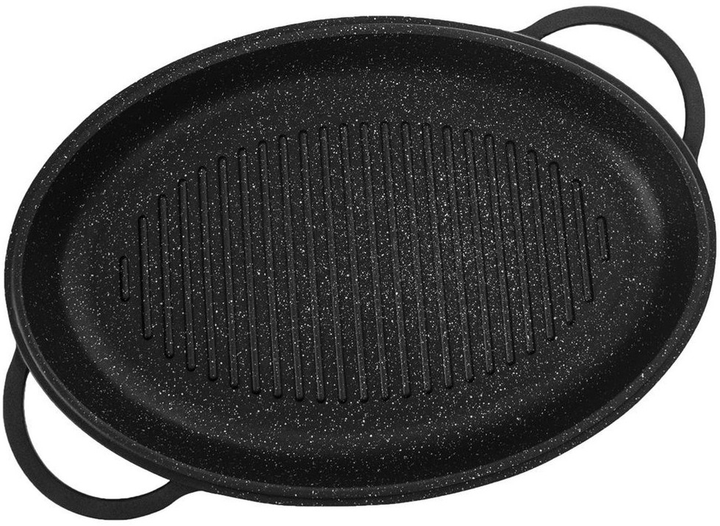 Сковорода-гриль Orion Grande гранітова з кришкою 43x28x6 см (8592381177034) - зображення 3