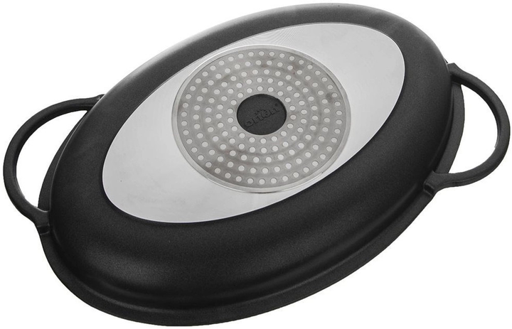 Сковорода-гриль Orion Grande гранітова з кришкою 43x28x6 см (8592381177034) - зображення 4