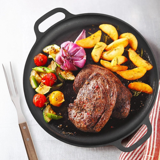 Patelnia Orion Litin żeliwna 35x42.5 cm (8592381191368) - obraz 7